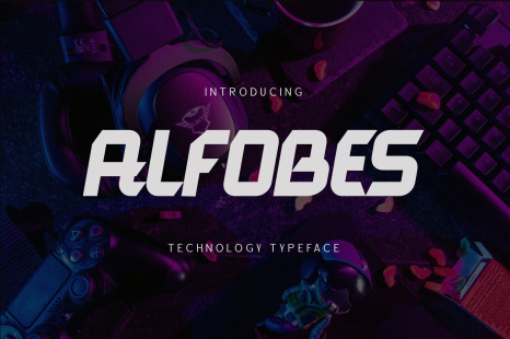 Alfobes typeface