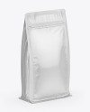 Glossy Coffee Bag  - Half Side View
