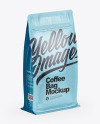 Glossy Coffee Bag  - Half Side View