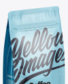Glossy Coffee Bag  - Half Side View