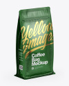 Glossy Coffee Bag  - Half Side View