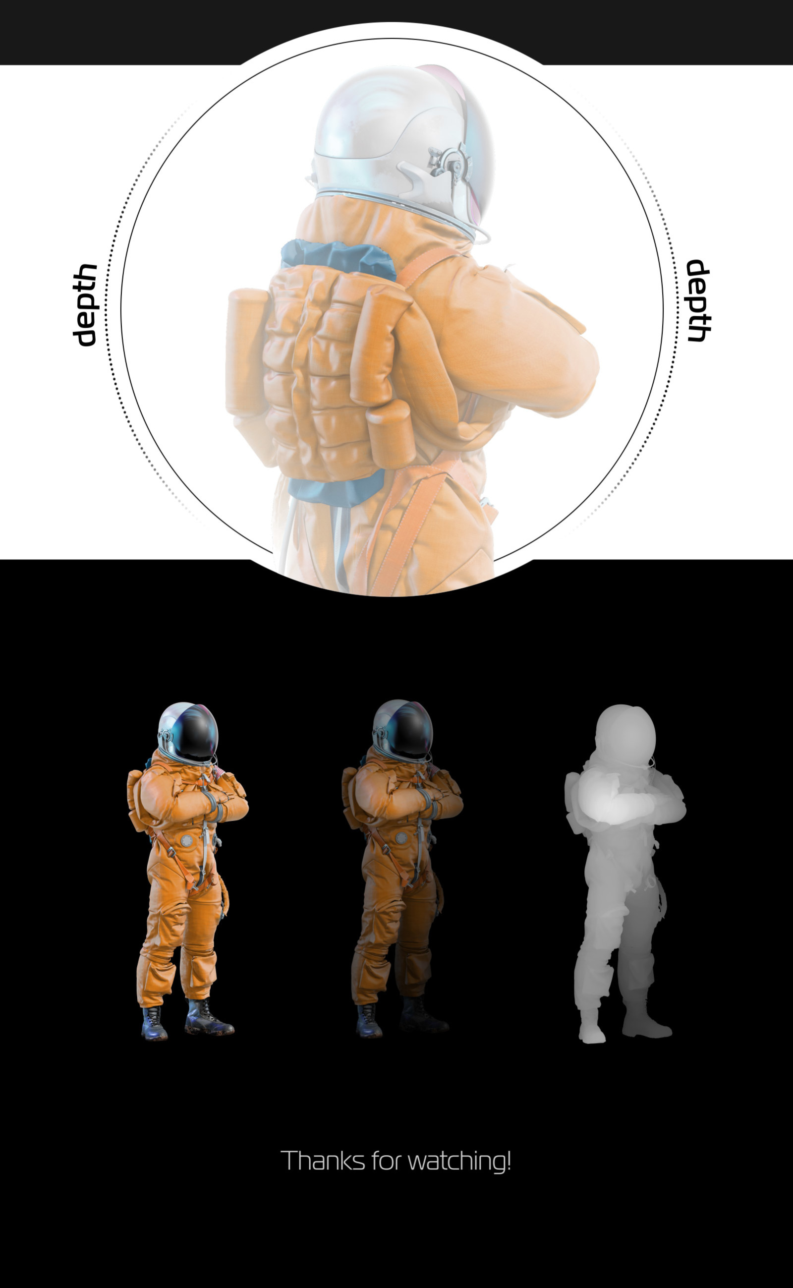 Download Psd Mockup 3d Model Nasa Astronaut 09 In Design Elements On Yellow Images Creative Store