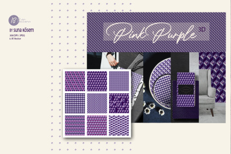 Pink Purple 3D