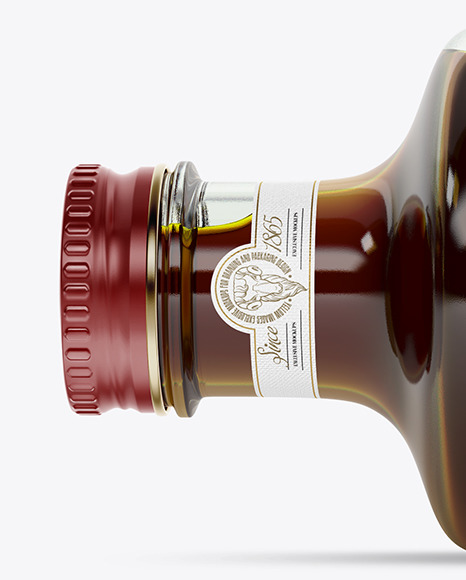 Soy Bottle Mockup PSD #2