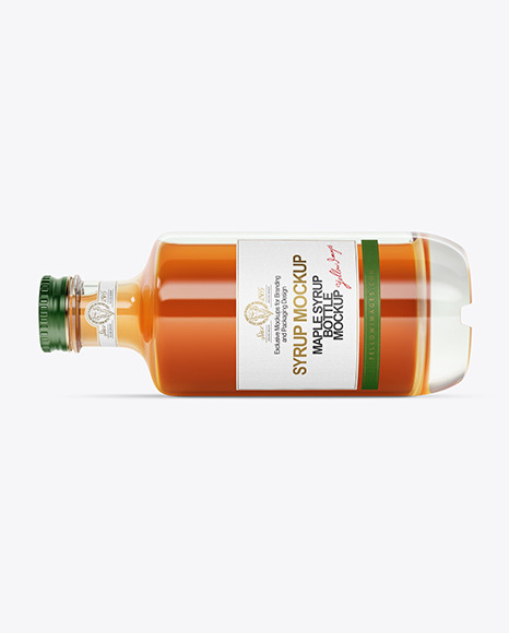 Syrup Bottle Mockup