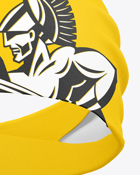 Download Headband Mockup Front View In Apparel Mockups On Yellow Images Object Mockups