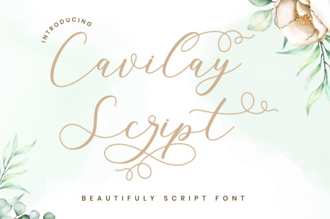 Cavilay Script - Wedding Font