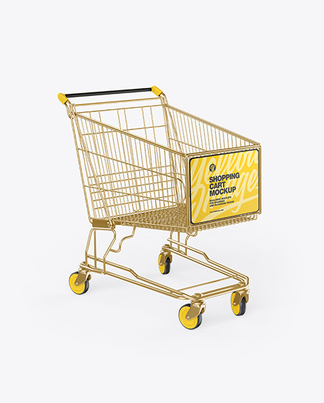 Shopping Cart Mockup PSD #2