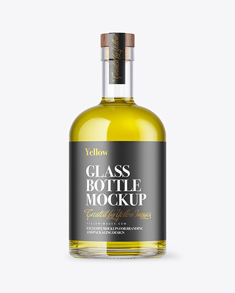 Olive Oil Bottle Mockup PSD #2