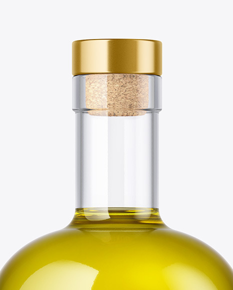 Olive Oil Bottle Mockup PSD #1