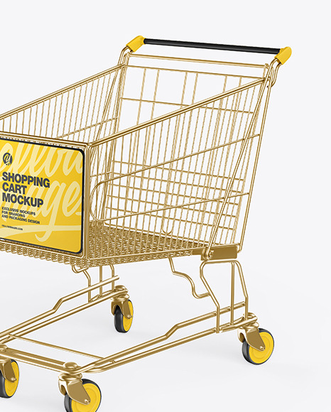 Shopping Cart Mockup PSD #1