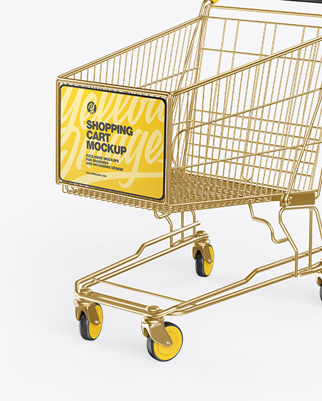 Shopping Cart Mockup PSD #6