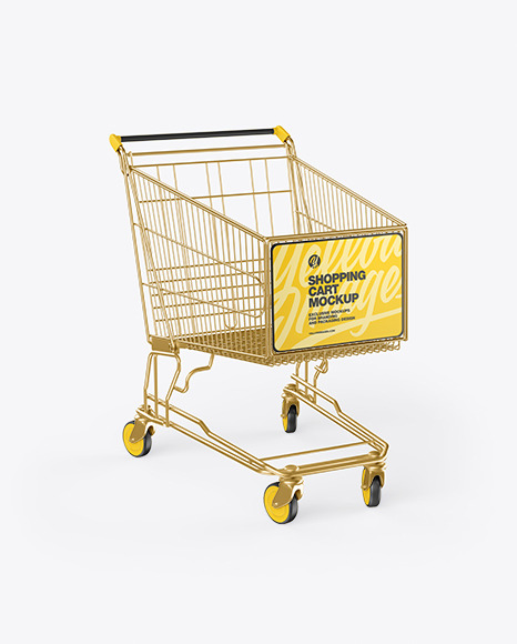 Shopping Cart Mockup PSD #2