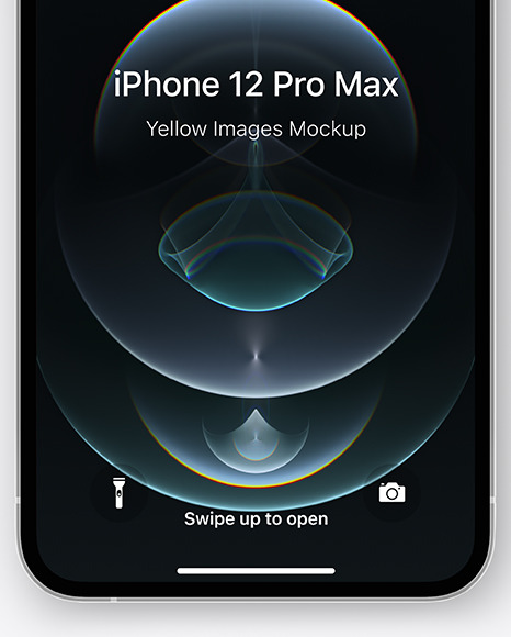 Apple iPhone 12 Pro Max Silver Mockup PSD #4