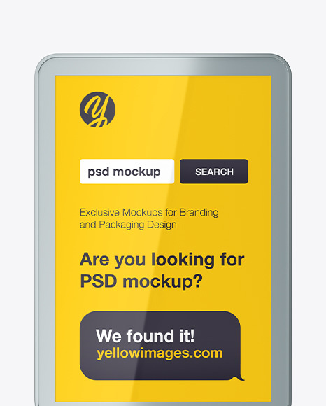 Metallic Citylight Billboard Mockup Front View PSD #2