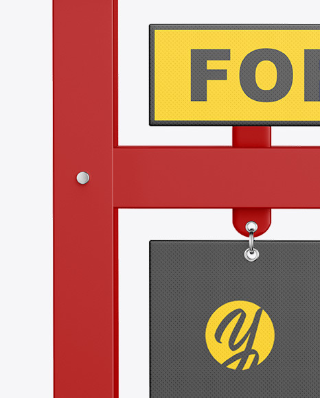 Real Estate Sign Mockup   Front View PSD #1