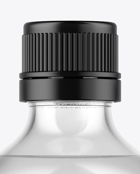 Clear Bottle Mockup PSD #2