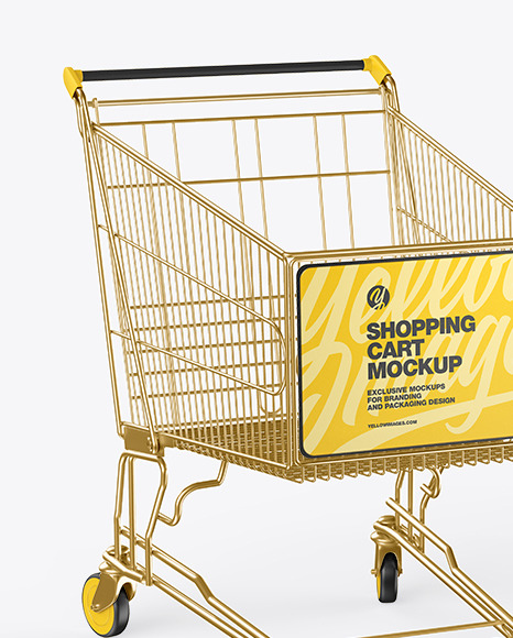 Shopping Cart Mockup PSD #1