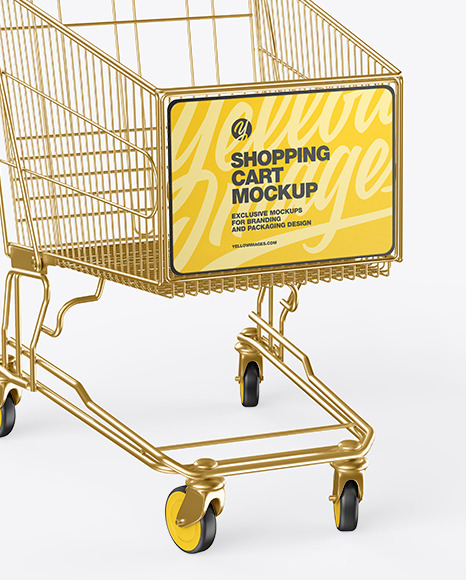Shopping Cart Mockup PSD #6
