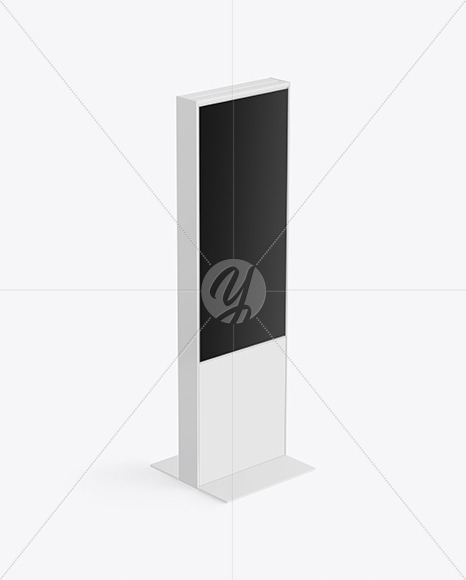 Free LED Display Stand Mockup