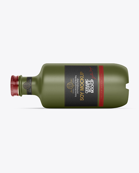 Ceramic Bottle Mockup