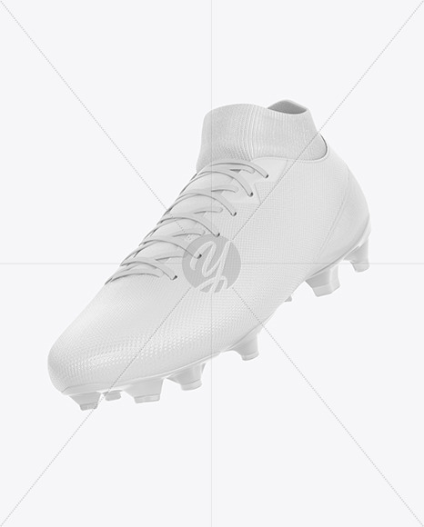 Download Football Cleat Mockup - Half Side View in Apparel Mockups ...