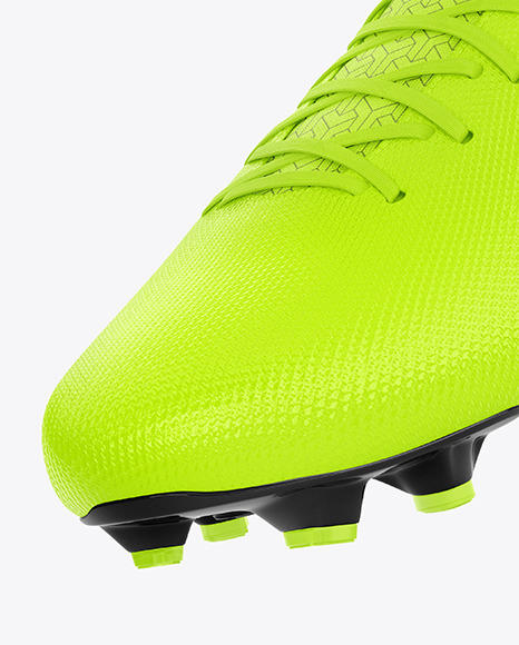 Download Football Cleat Mockup Half Side View In Apparel Mockups On Yellow Images Object Mockups