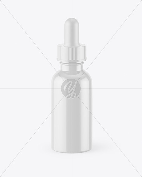 Free Glossy Dropper Bottle Mockup