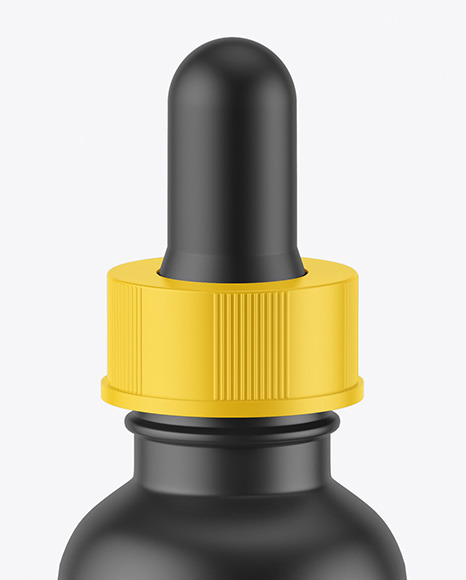 Matte Dropper Bottle Mockup PSD #2