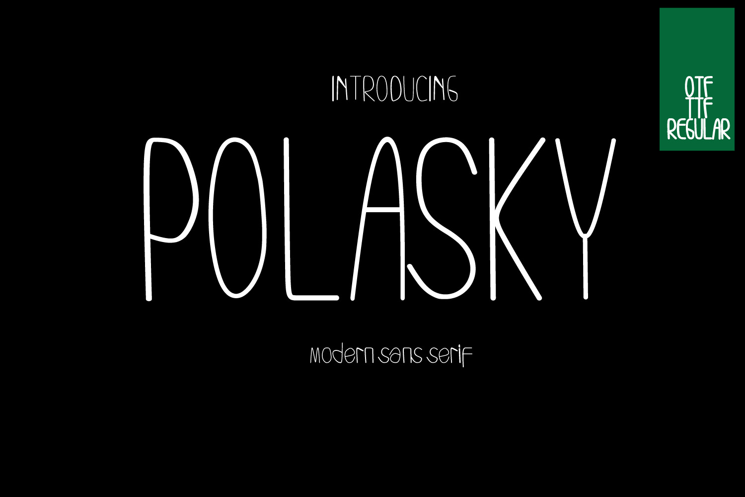 Polasky In Fonts On Yellow Images Creative Store