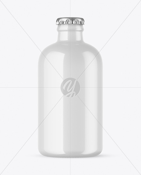 Free Glossy Beer Bottle Mockup