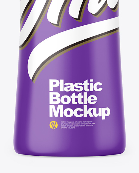 Matte Plastic Cosmetic Bottle Mockup PSD #4