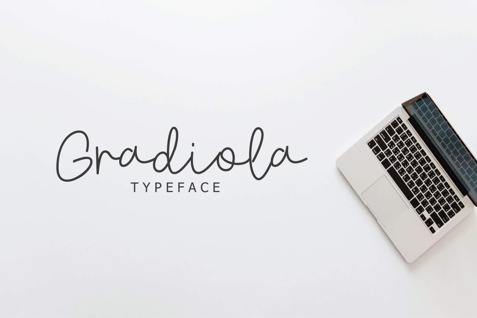 Gradiola Signature In Fonts On Yellow Images Creative Store