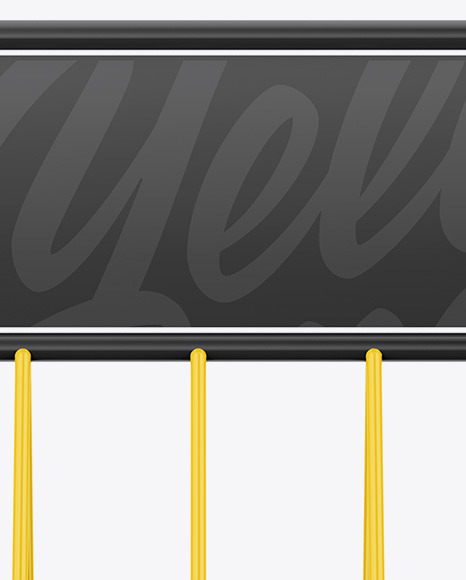 Glossy Bike Parking Mockup PSD #1