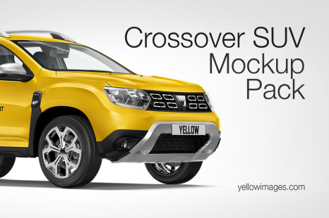 Compact Crossover SUV Mockup Pack