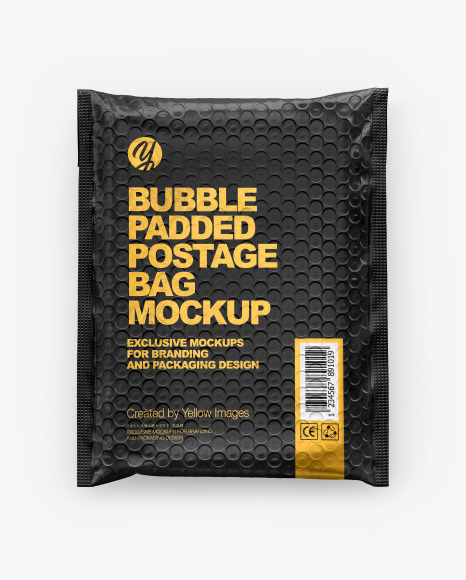 Plastic Postage Bag Mockup PSD #3