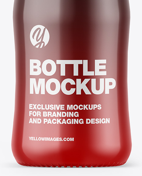 Glossy Sauce Bottle Mockup PSD #7