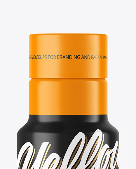 Matte Plastic Bottle Mockup PSD #2