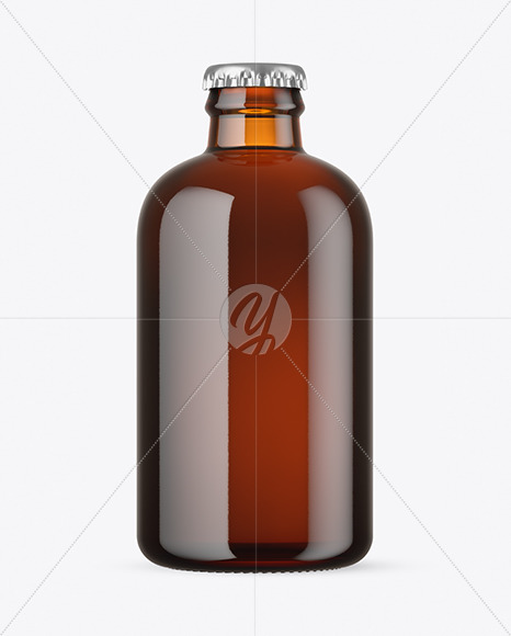 Download Amber Glass Beer Bottle Mockup In Bottle Mockups On Yellow Images Object Mockups