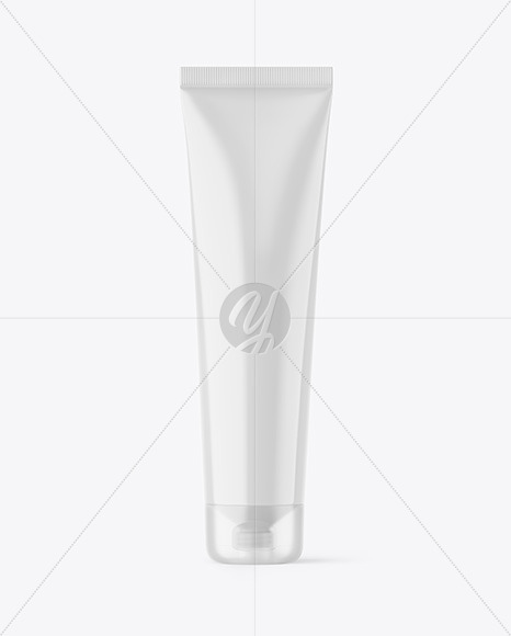 Free Glossy Cosmetic Tube Mockup