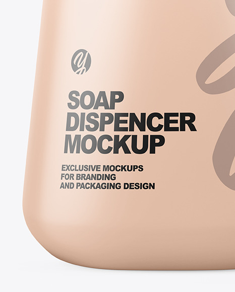 Download Matte Plastic Soap Dispencer Bottle Mockup In Bottle Mockups On Yellow Images Object Mockups