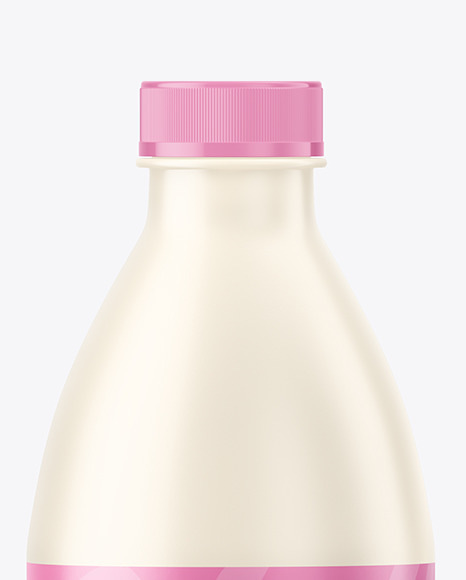 Matte Milk Bottle Mockup PSD #2