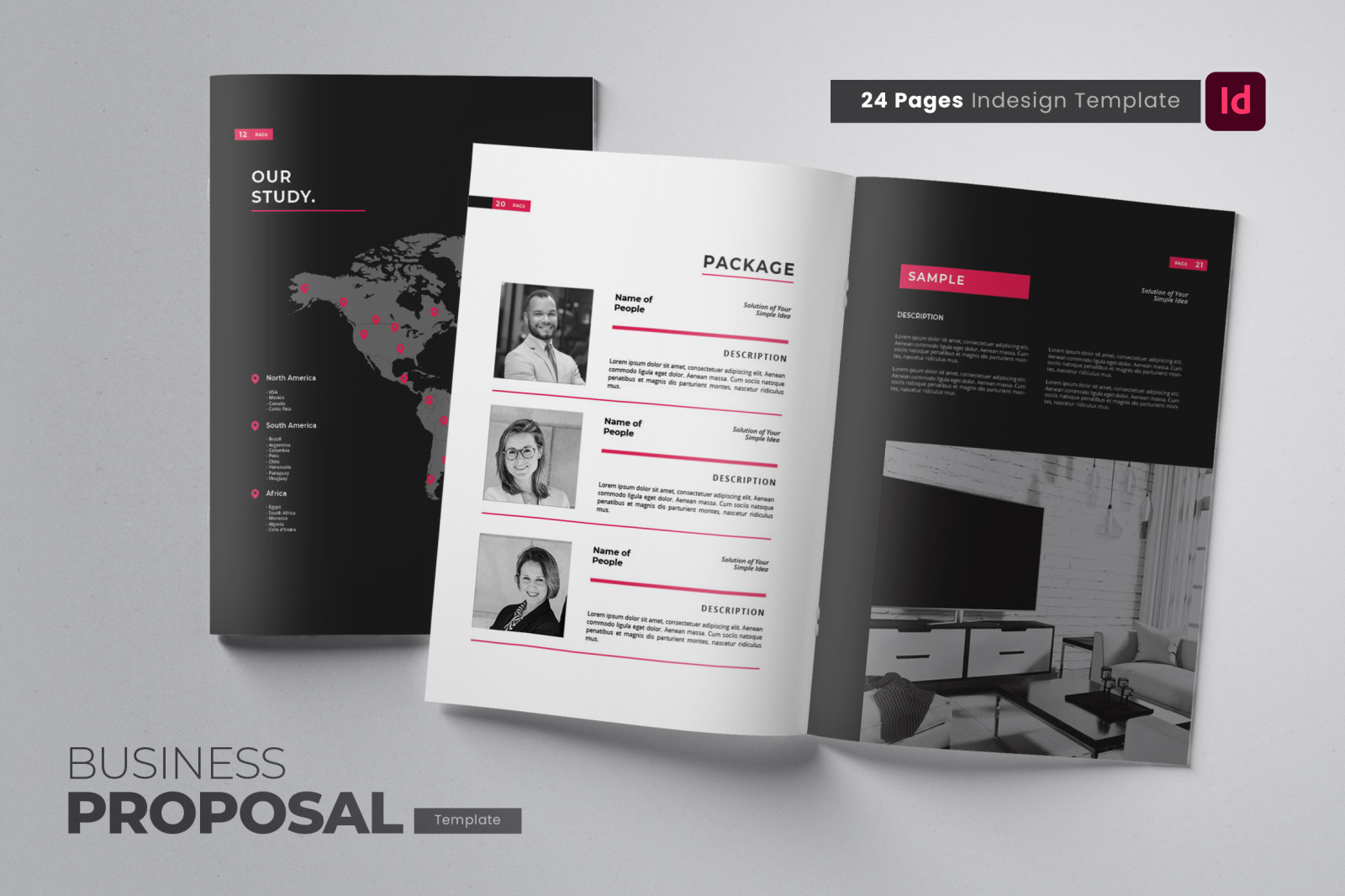 Creative Business Proposal Indesign Template in Brochure Within Business Proposal Indesign Template