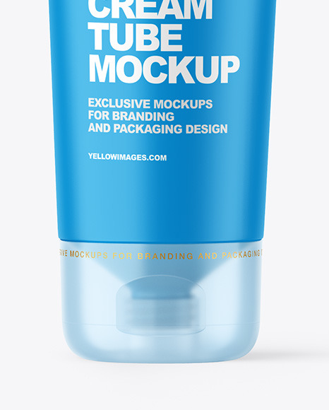 Matte Cosmetic Tube Mockup PSD #4