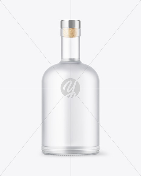 Download Frosted Glass Vodka Bottle Mockup In Bottle Mockups On Yellow Images Object Mockups