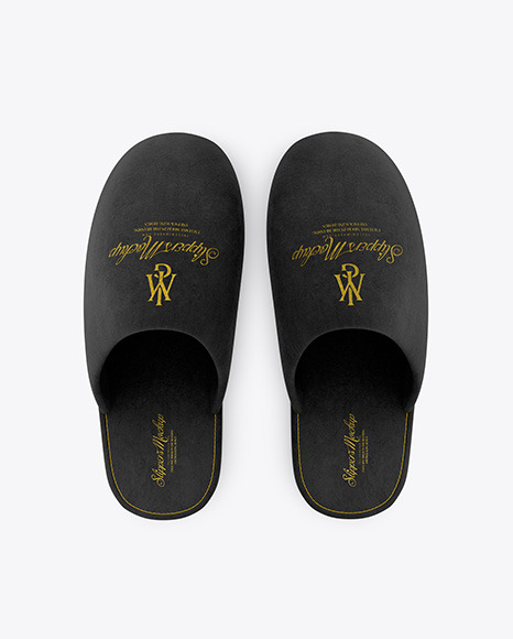 Slippers Mockup In Apparel Mockups On Yellow Images Object Mockups