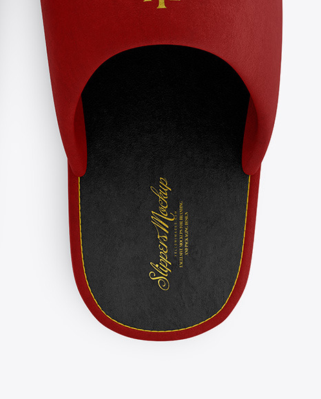 Download Slippers Mockup In Apparel Mockups On Yellow Images Object Mockups