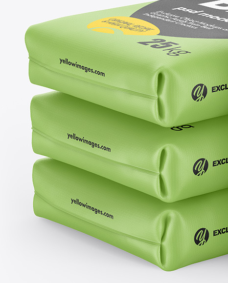 Download Polypropylene Bags Mockup in Bag & Sack Mockups on Yellow ...