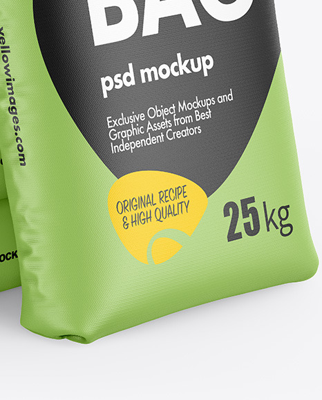 Download Polypropylene Bags Mockup Yellow Author