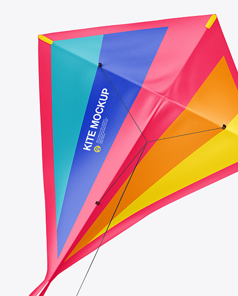 Download Kite Mockup In Object Mockups On Yellow Images Object Mockups